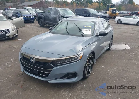 2022 Honda Accord Hybrid Sport from USA, damaged, VIN 1HGCV3F26NA041521